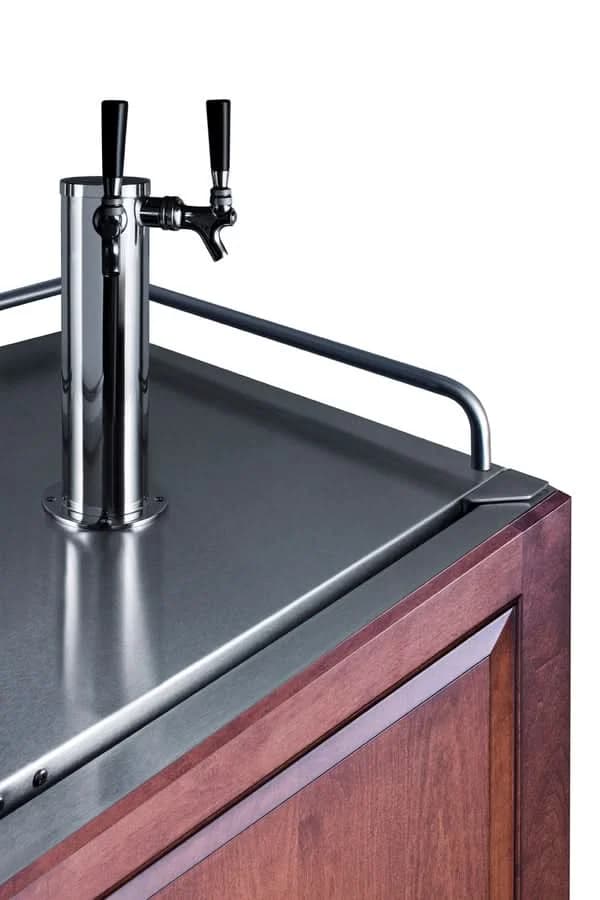 Summit 24 Wide Built-In Wine Kegerator (Panel Not Included) - SBC682PNRWKDTWIN - image 3
