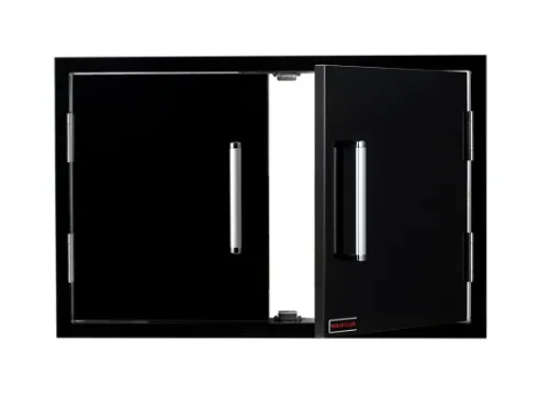 Whistler Stainless Steel Double Access Door (Black Series)- CBADD-B - image 2