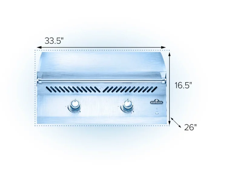 Napoleon Built-In 700 Series 32 Griddle Stainless Steel 2 Burners LP- BIG32FTPSS - image 2