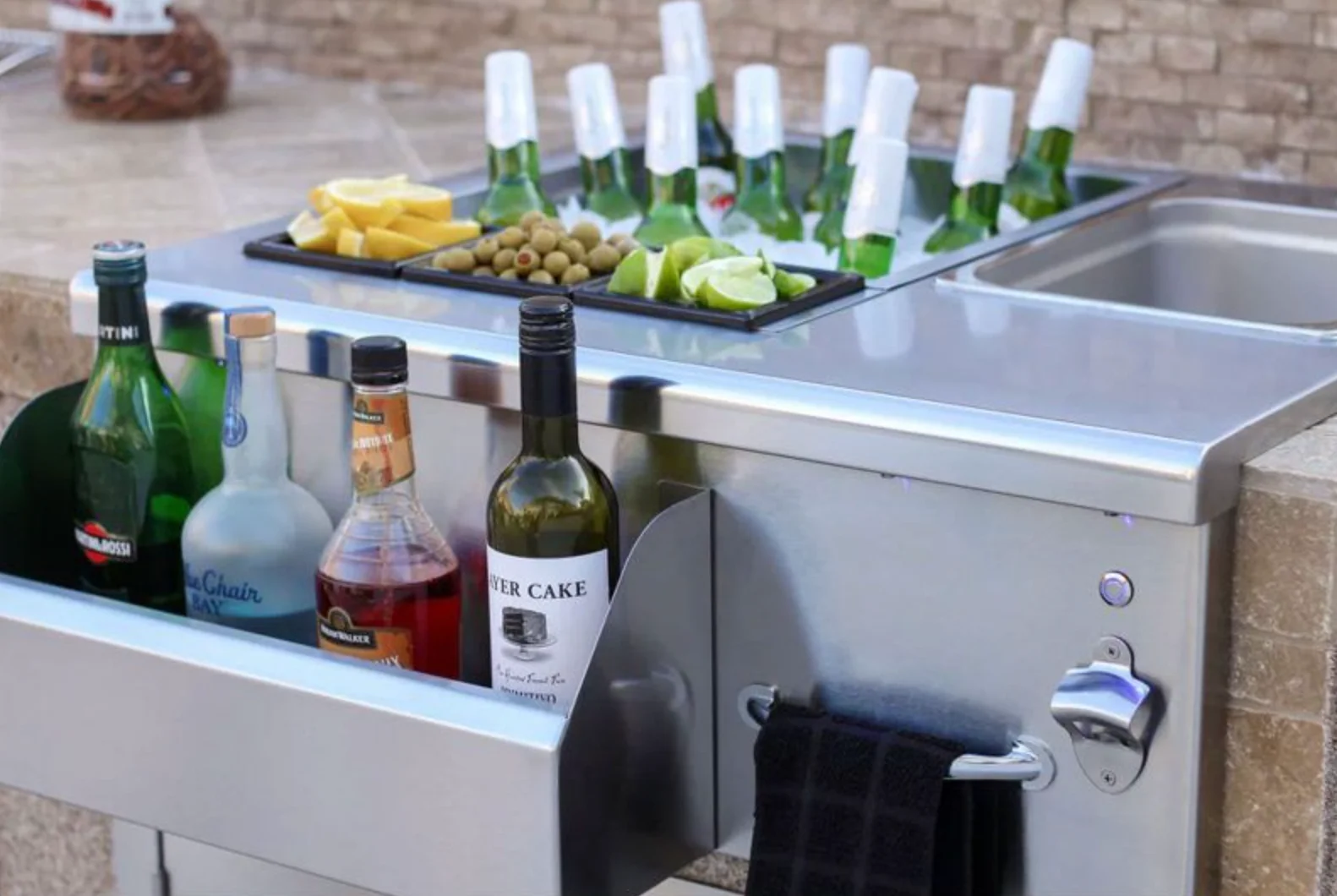 Summerset 30-Inch Beverage & Prep Station with LED Lights- BC-30L - image 4