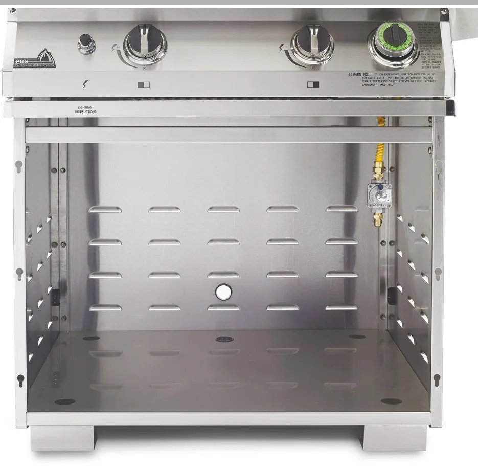 PGS T-Series Commercial 30-Inch Propane Gas Grill On Pedestal With Timer - S27TLP + S27NPED - image 3