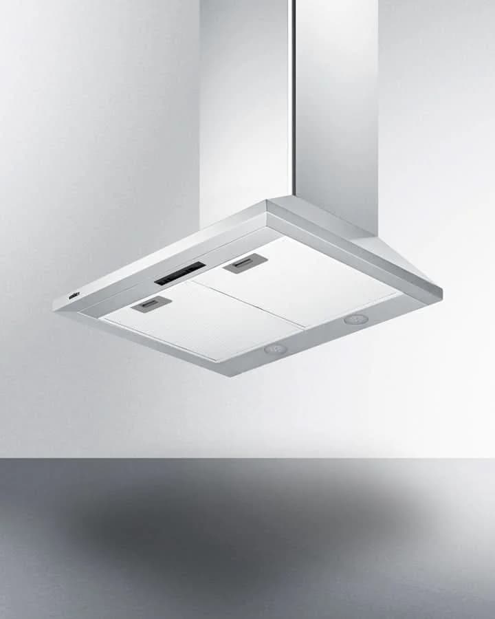 Summit 24 Wide Wall-Mounted Range Hood, ADA-Compliant White - SEH1524SSADA - image 3