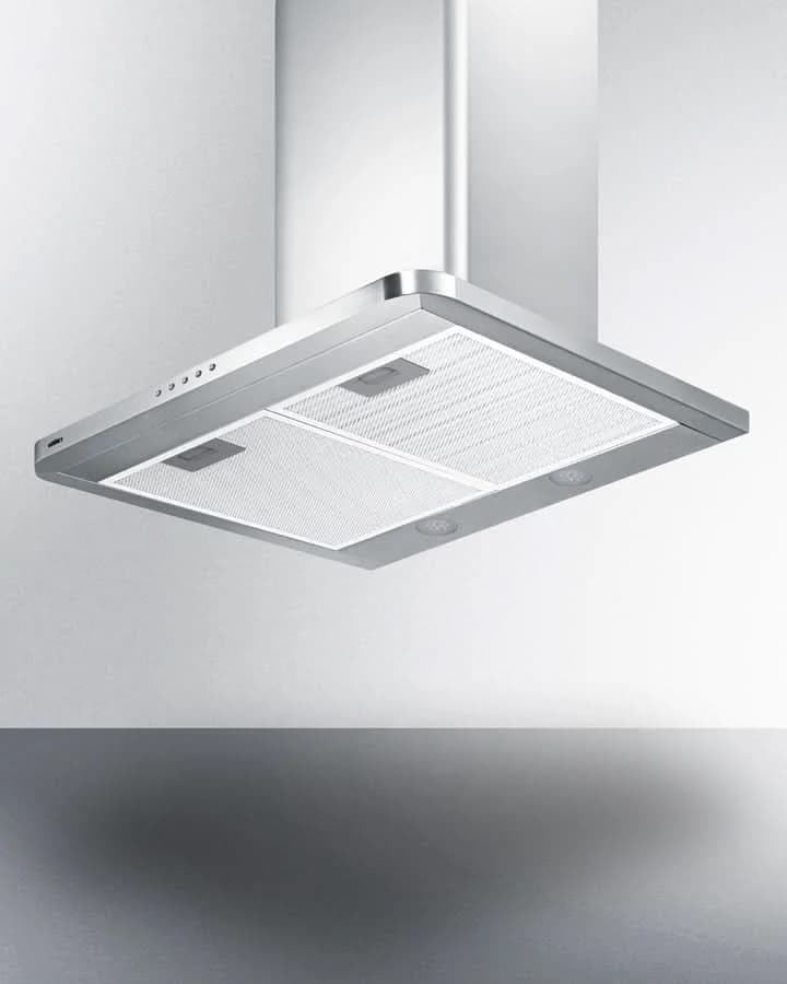 Summit 24 Wide Wall-Mounted Range Hood, ADA-Compliant White - SEH3624SSADA - image 3