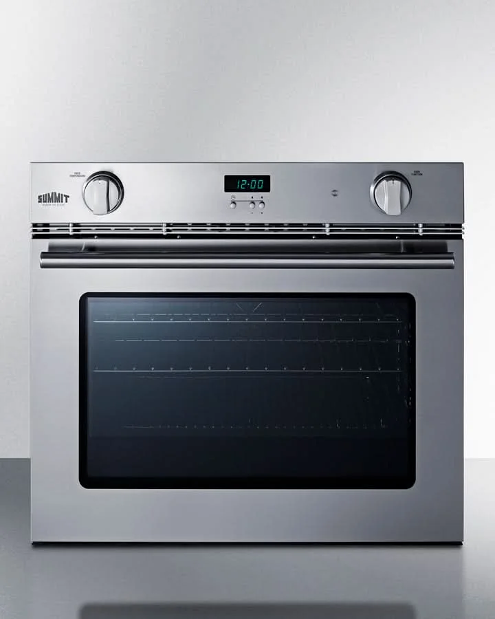 Summit 27 Wide Gas Wall Oven Stainless Steel - SGWOGD27 - image 3