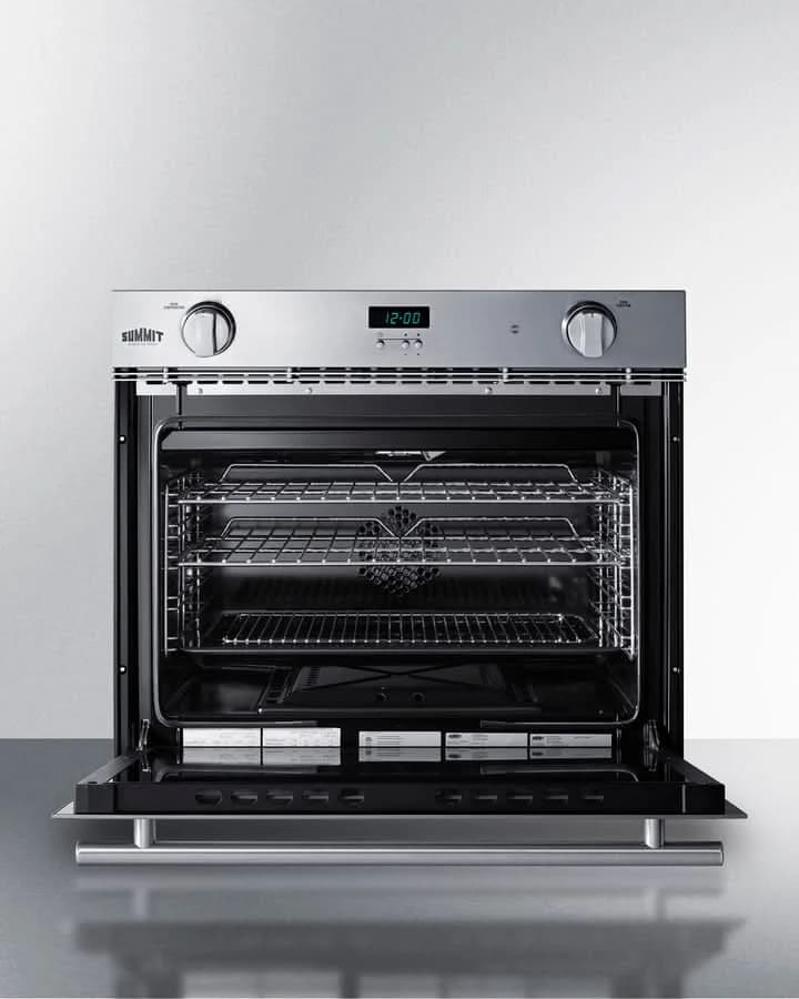 Summit 27 Wide Gas Wall Oven Stainless Steel - SGWOGD27 - image 2