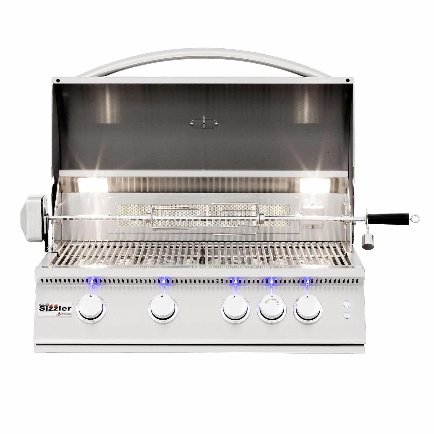 Summerset Sizzler PRO - 32-Inch 4-Burner Built-In Grill - Natural Gas - SIZPRO32-NG - image 2