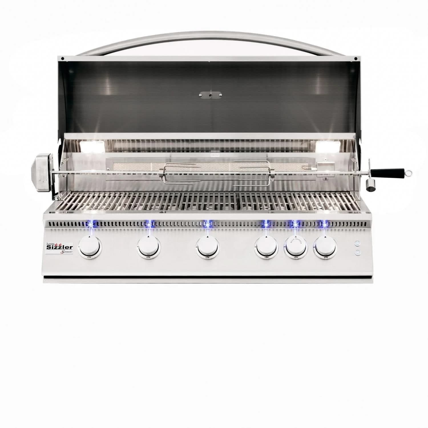 Summerset Sizzler PRO - 40-Inch 5-Burner Built-In Grill - Liquid Propane Gas - SIZPRO40-LP - image 2
