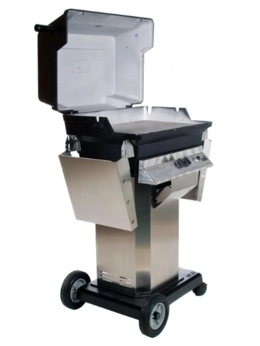 PGS A Series A40 - 2-Burner Stainless Steel Portable Pedestal Base Grill - Natural Gas - A40NG + ASPED + ALC - image 2