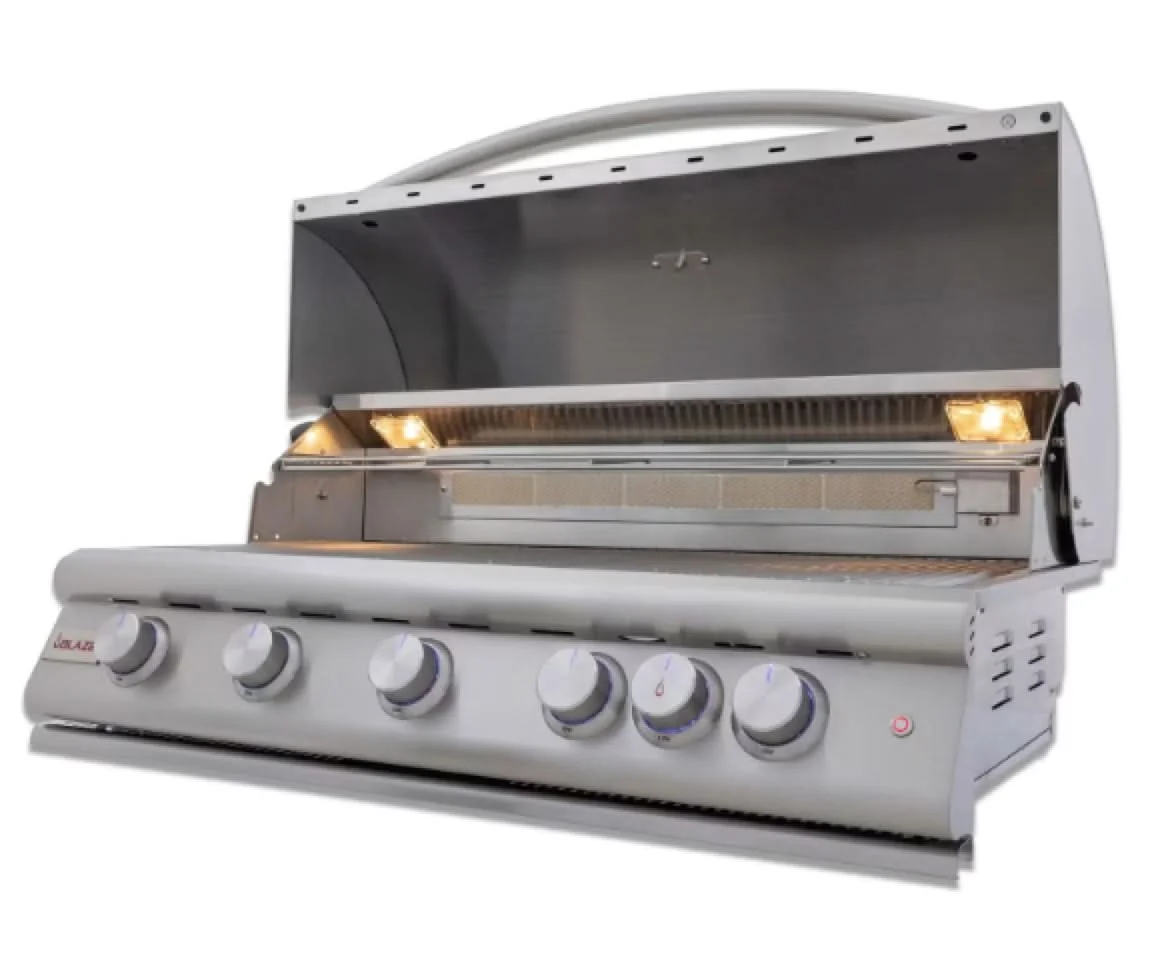 Blaze Premium LTE+ 40-Inch 5-Burner Built-In Propane Gas Grill W/ Rear Infrared Burner & Lift-Assist Hood - BLZ-5LTE3-LP - image 3