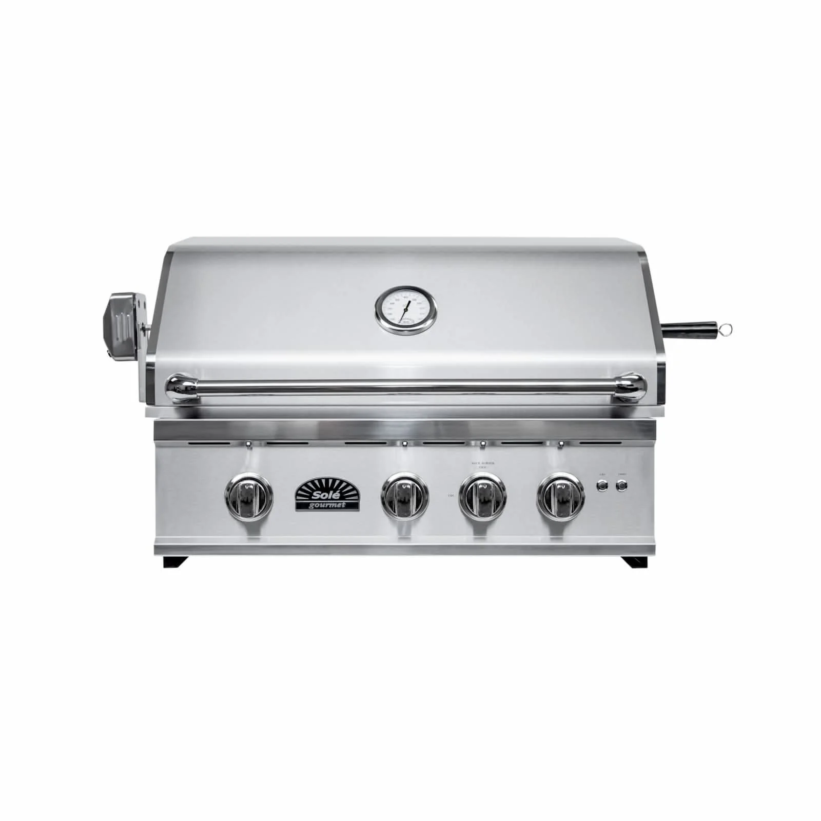 Sole Gourmet TR Series - 32-Inch 3-Burner Built-In Grill with Light and Rotisserie - Liquid Propane Gas - 321BQRTRLLP