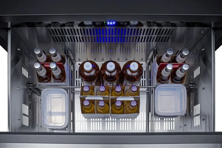 Summit 36-Inch Outdoor Refrigerator with Dual Drawers - SPR36332D - image 3