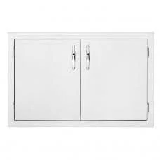 Summerset Double Access Doors with Masonry Frame, 33 Inch - SSDD-33M