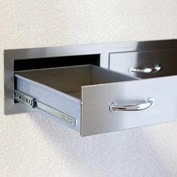 Summerset 30" Flush Mount Horizontal Double Access Drawer Open Box- SSDR2-32H-OB