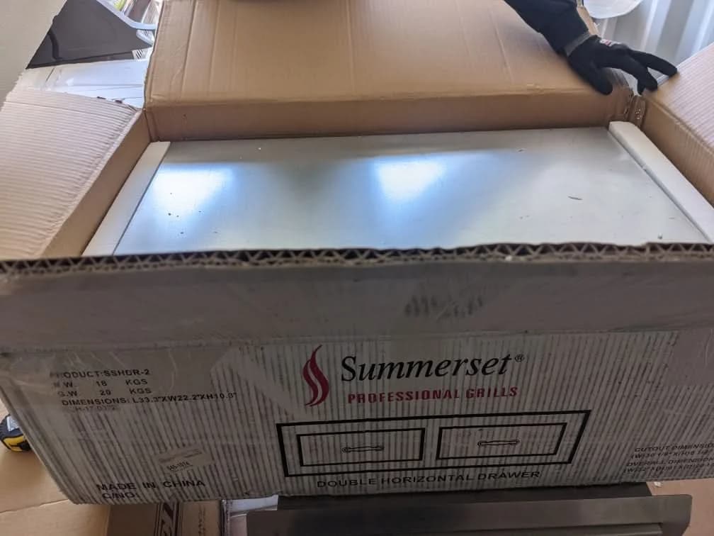 Summerset 30" Flush Mount Horizontal Double Access Drawer Open Box- SSDR2-32H-OB - image 5