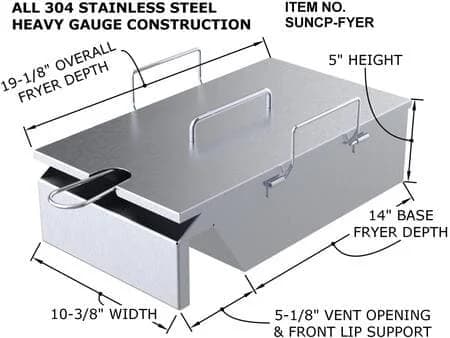 Sunstone Deep Fryer & Steamer Grill Insert - SUNCP-FRYER - image 2
