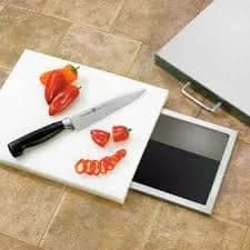 Summerset 14X10" Trash Chute & Cutting Board W/ Lid - TC-14
