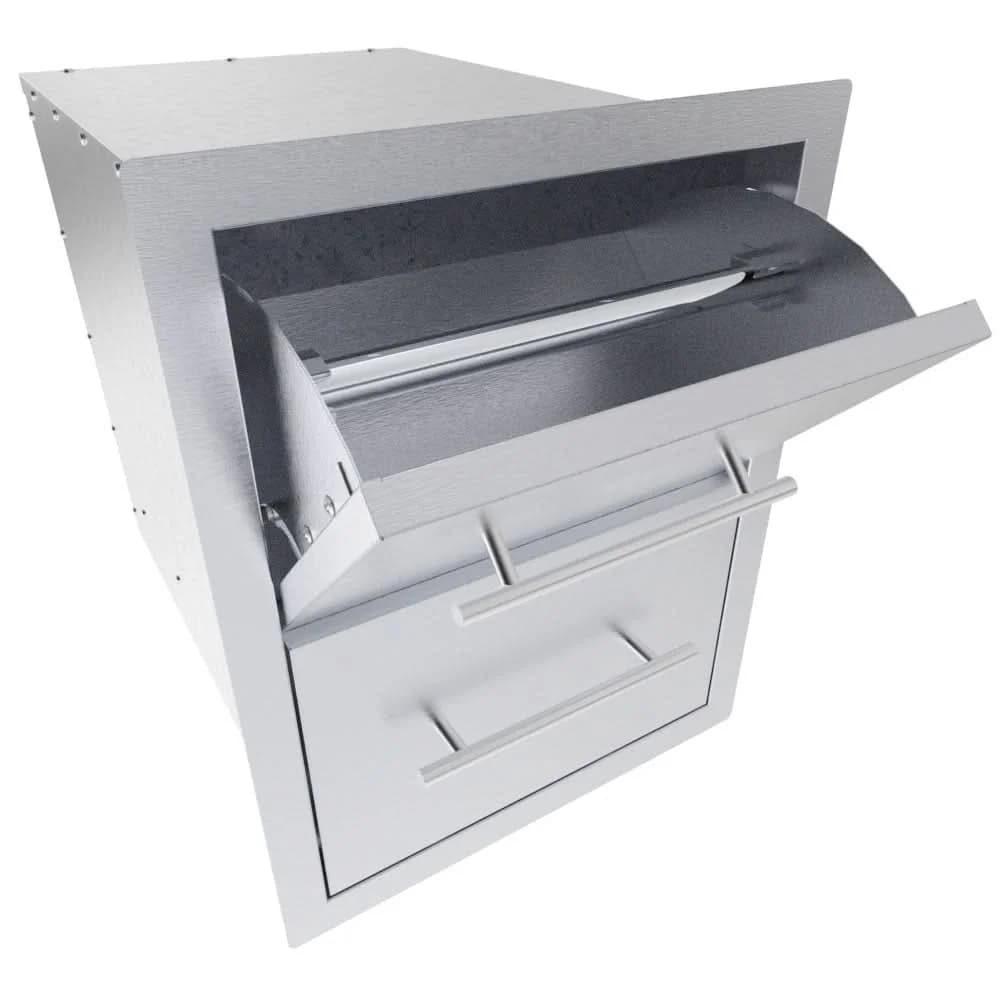 Sunstone 16 Inch Texan Series Swivel Paper Towel Holder and Single Extra Large Drawer - TEX-16PCD - image 2