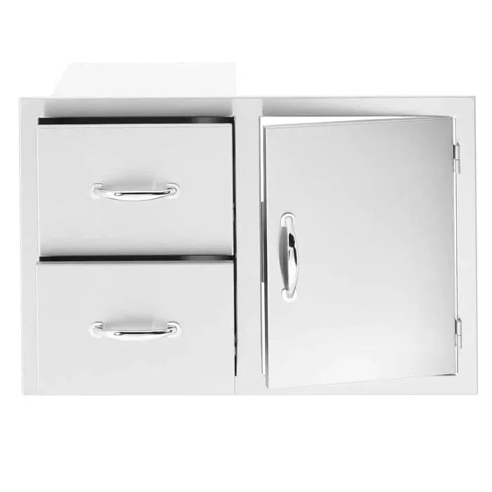 TrueFlame 30" 2-Drawer & Access Door Combo- TF-DC2-30-A - image 2