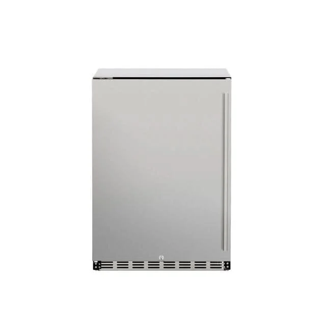 TrueFlame 24" 5.3C Deluxe Outdoor Rated Fridge Right to Left Opening- TF-RFR-24D-R