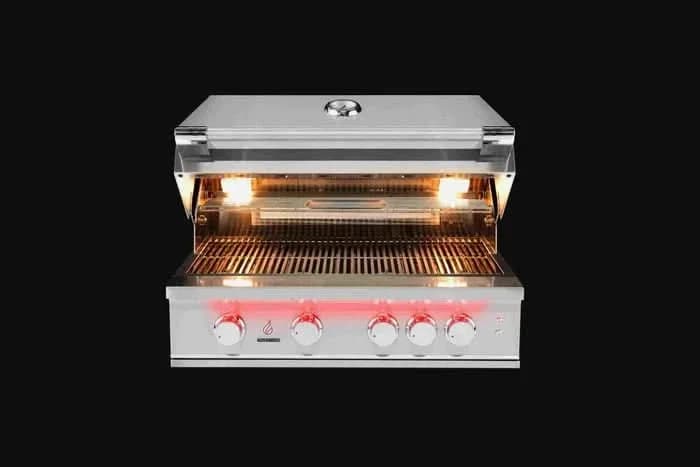 TrueFlame - 25-Inch 3-Burner Built-In Grill - Liquid Propane Gas - TF25-LP - image 3