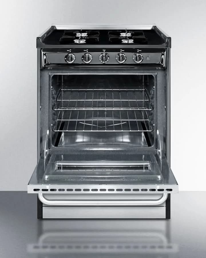 Summit 24 Wide Gas Range, Open Burners - TNM6107BRW - image 4