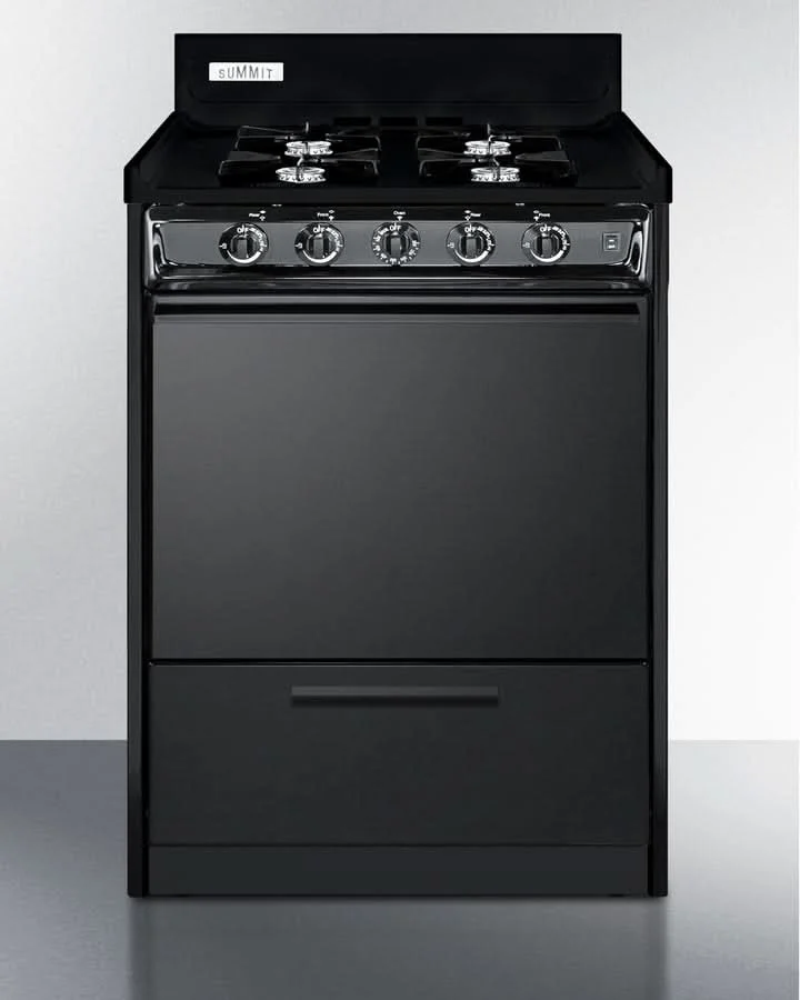Summit 24 Wide Gas Range, Open Burners - TNM6107C - image 4