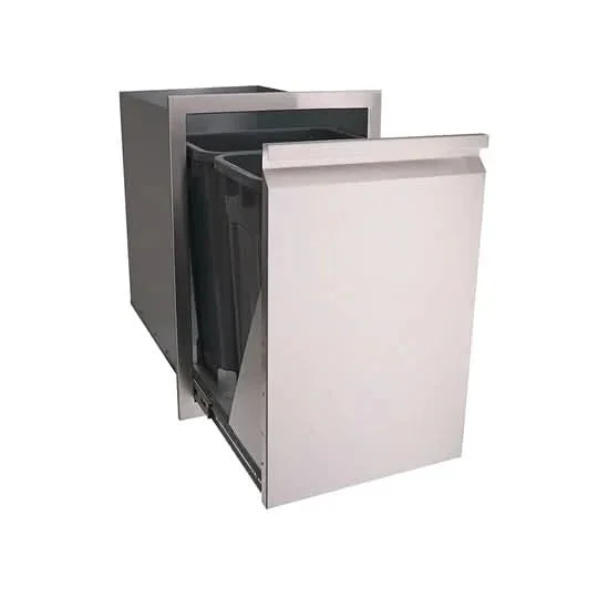 RCS Valiant Stainless Double Trash Drawer Fully Enclosed - VTD2 - image 5