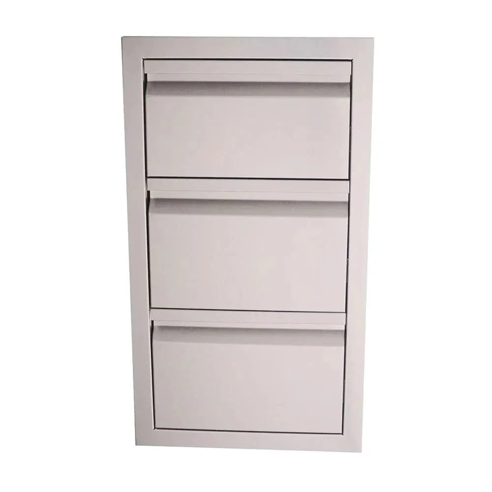 RCS Valiant Stainless Triple Drawer Fully Enclosed - VTD3