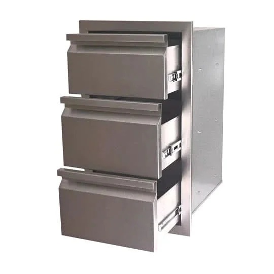 RCS Valiant Stainless Triple Drawer Fully Enclosed - VTD3 - image 6