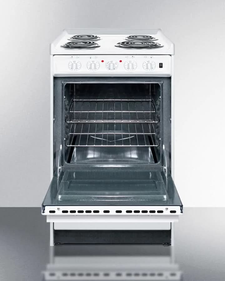 Summit 24 Electric Range with Manual Clean Oven White - WEM110R - image 2