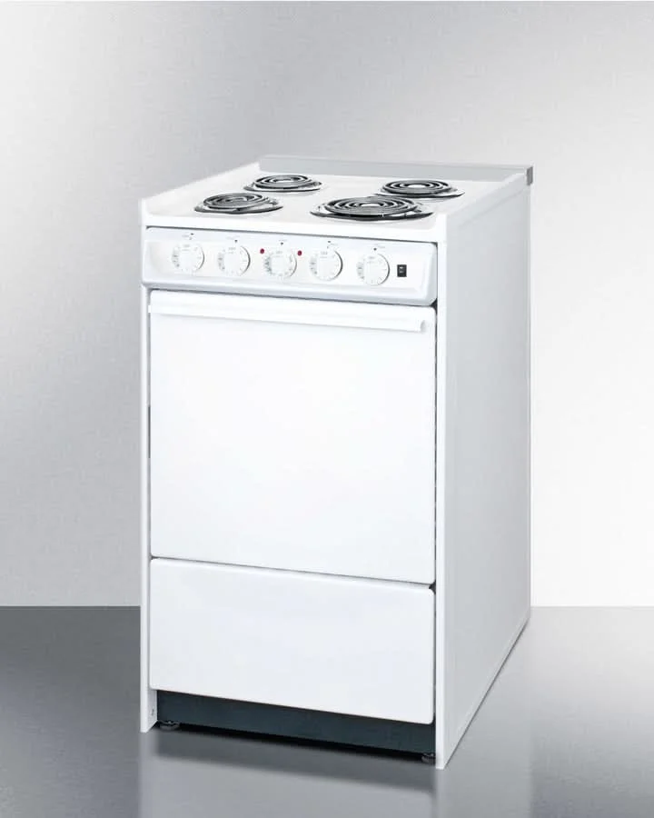 Summit 24 Electric Range with Manual Clean Oven White - WEM110R - image 5