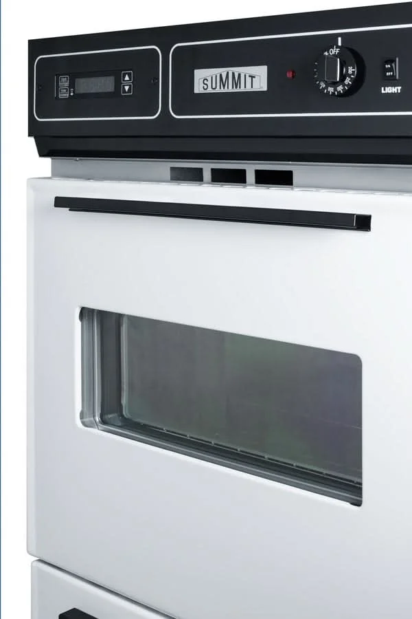 Summit 24 Wide Gas Wall Oven White - WTM7212KW - image 7