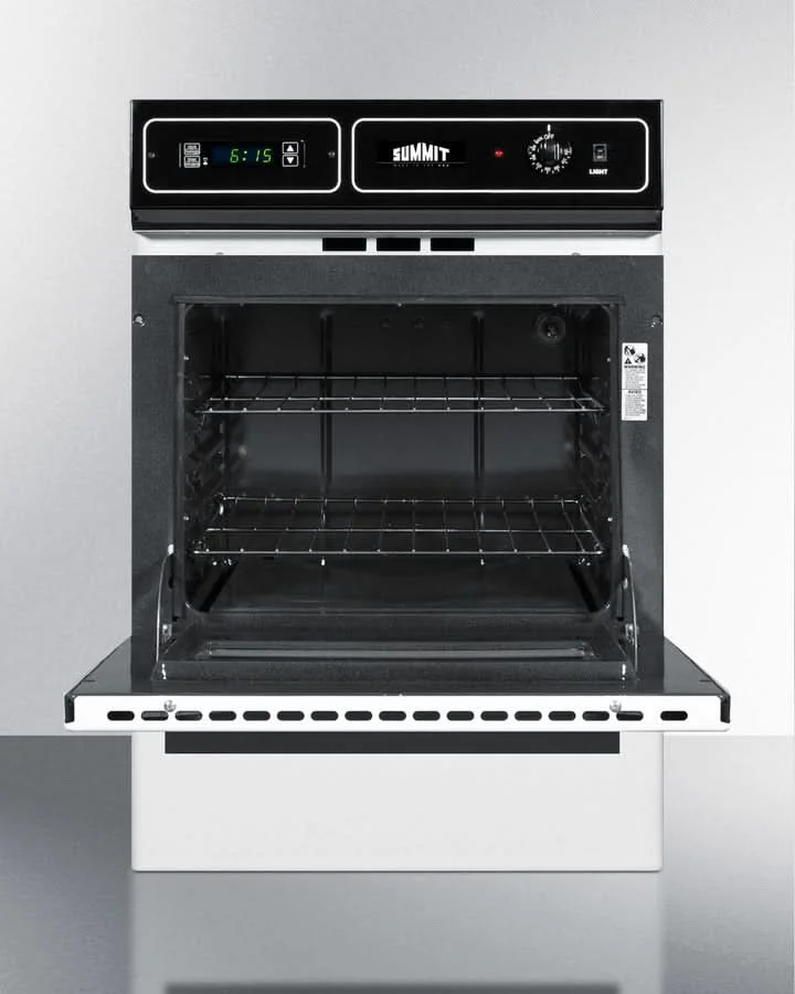 Summit 24 Wide Gas Wall Oven White - WTM7212KW - image 5