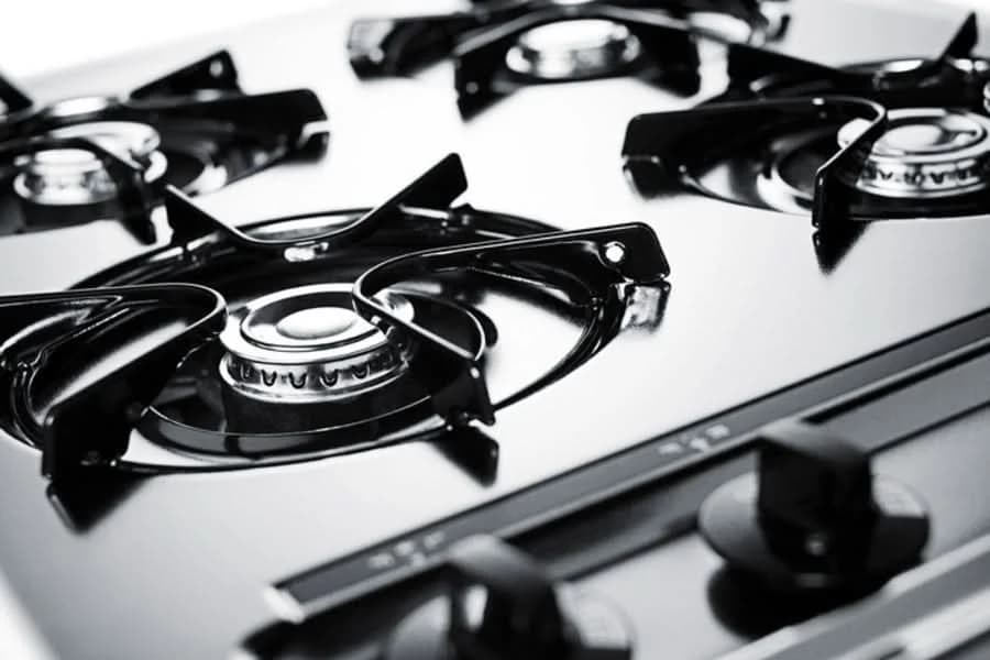 Summit 24 Wide 4 Burner Gas Cooktop Stainless Steel - ZNL033 - image 2