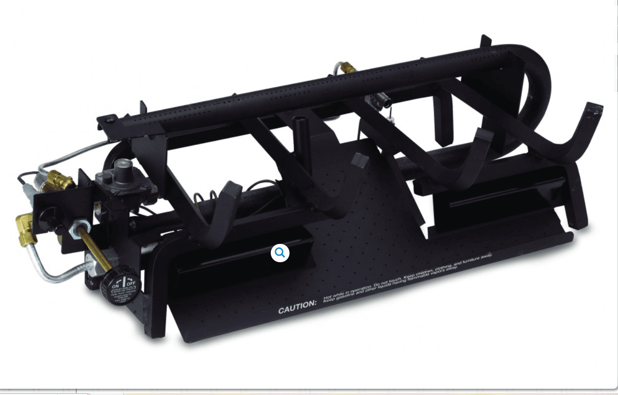 Peterson Gas Logs - 24" UNVENTED BURNER NG MANUAL - G102430