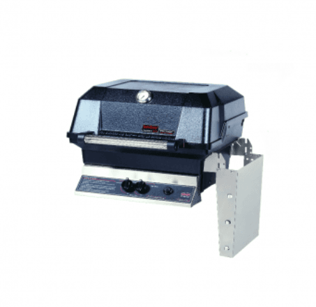 MHP Grill 23-Inch Built-In Grill - Liquid Propane Gas with Bolt-Down Patio Base- JNR4DD-P + MPB