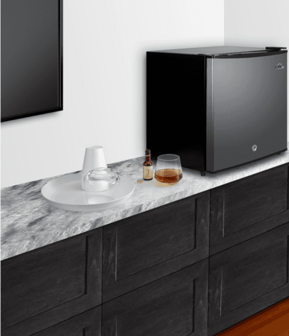 Summit - 18 Wide Compact Minibar with stainless steel door and front lock - MB42SS - image 5