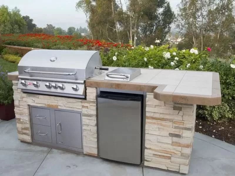 Bull Island BBQ Outdoor Kitchen & Grill Quartzsite Base - 31014-LP - image 6