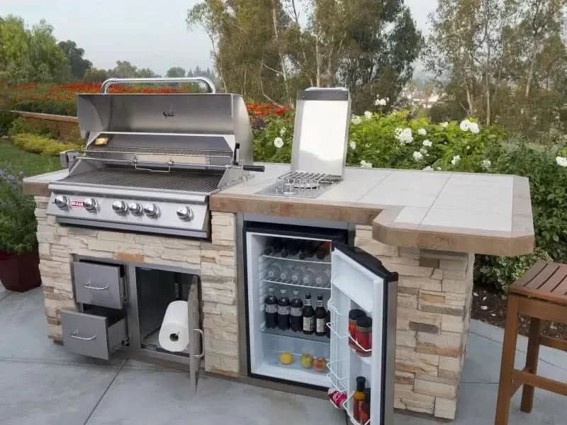 Bull Island BBQ Outdoor Kitchen & Grill Quartzsite Base - 31014-LP - image 7