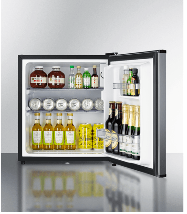 Summit - 18 Wide Compact Minibar with stainless steel door and front lock - MB42SS - image 3