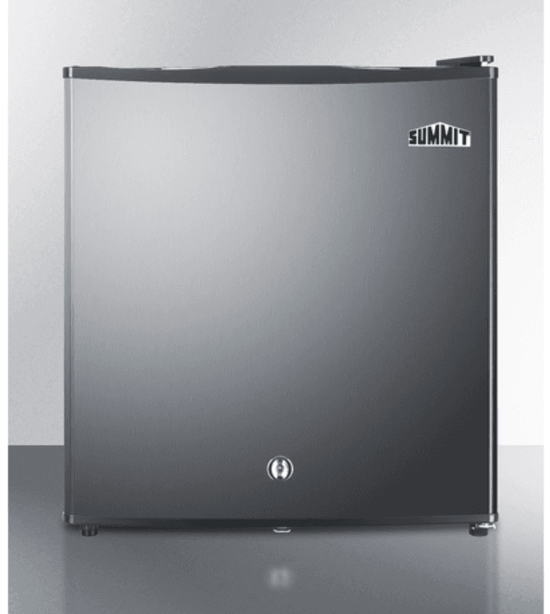 Summit - 18 Wide Compact Minibar with stainless steel door and front lock - MB42SS