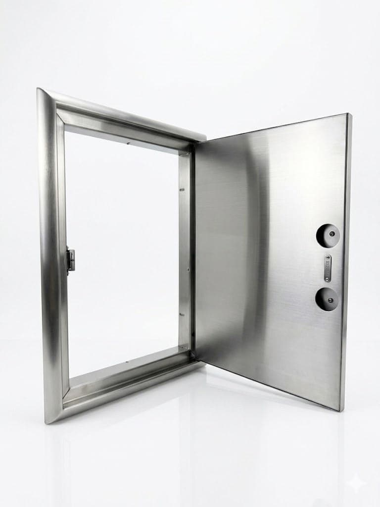 OCI 17" x 24" Professional Series Stainless Steel Vertical Access Door - OCI-14x20ASD-V - image 4