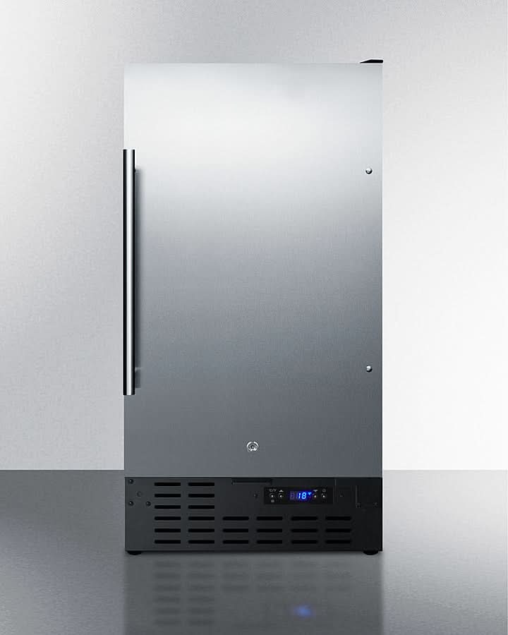 Summit 18 8 lb. Drain-Free Icemaker - BIM18SS
