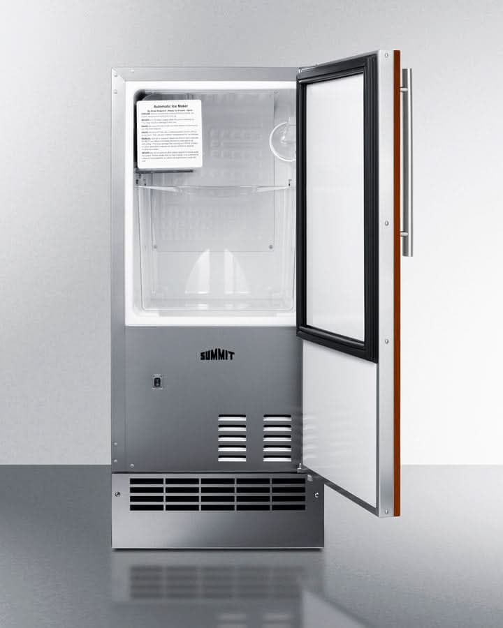 Summit 15 Wide 25 lb. Drain-Free Icemaker (Panel Not Included) - BIM26H34IF - image 4