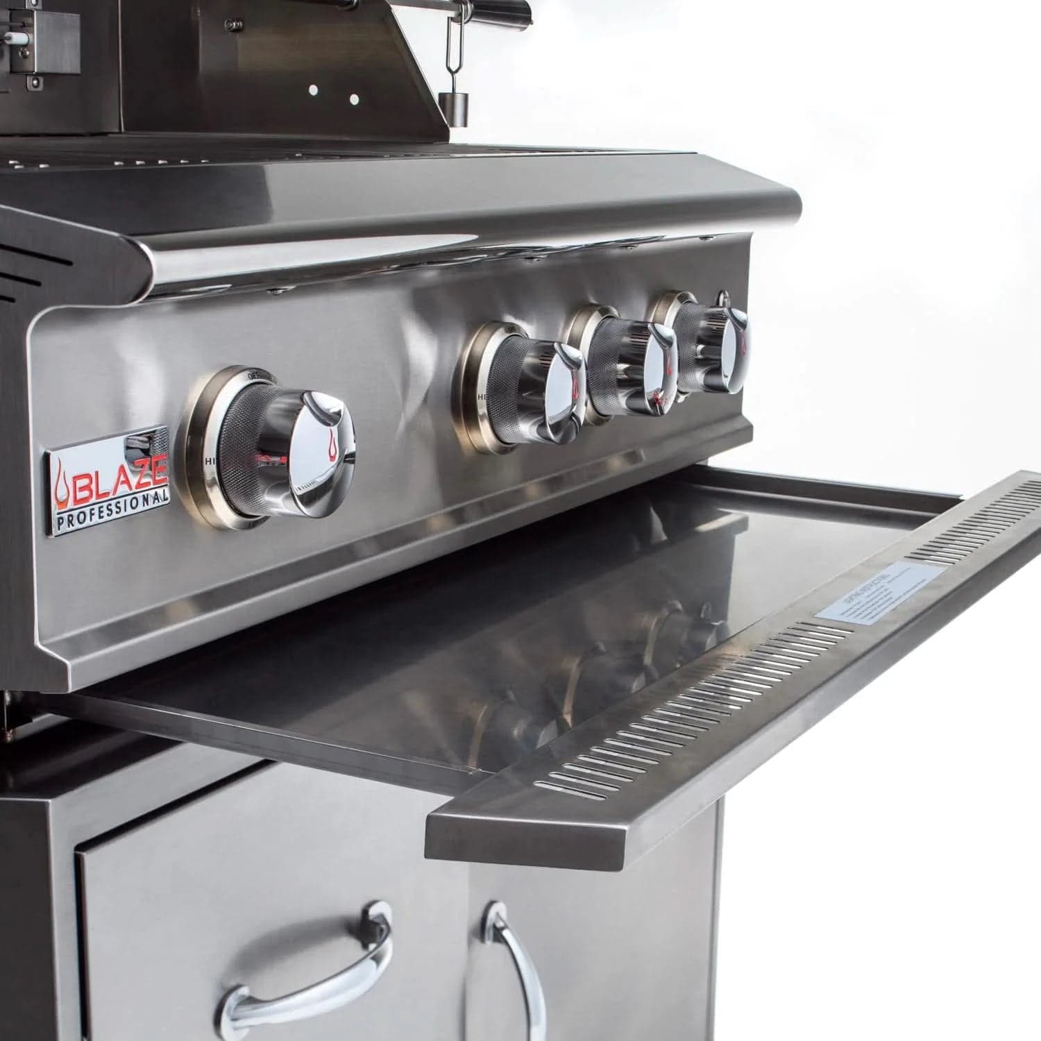 Blaze Outdoor Standard Package Pro Lux 34-inch 3 burner grill with Cover, Power burner and Refrigerator LP - image 4