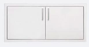 Summerset 36" 2-Drawer Dry Storage Pantry & Enclosed Cabinet Combo - DP-36DC