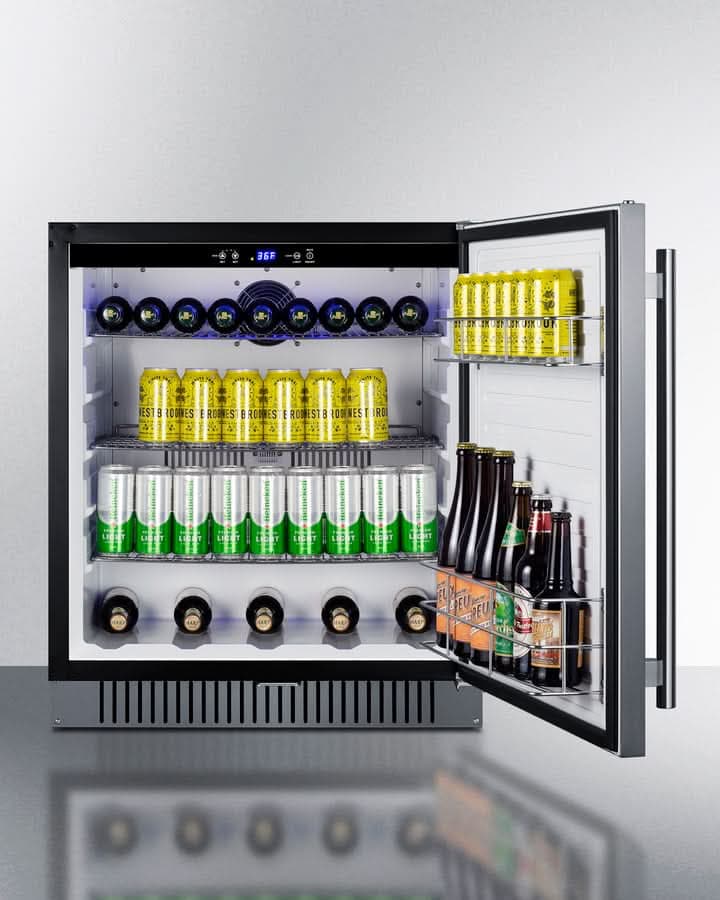 Summit 27-Inch Wide Built-In One Door All-Refrigerator, ADA Compliant - FF27BSSADA - image 6