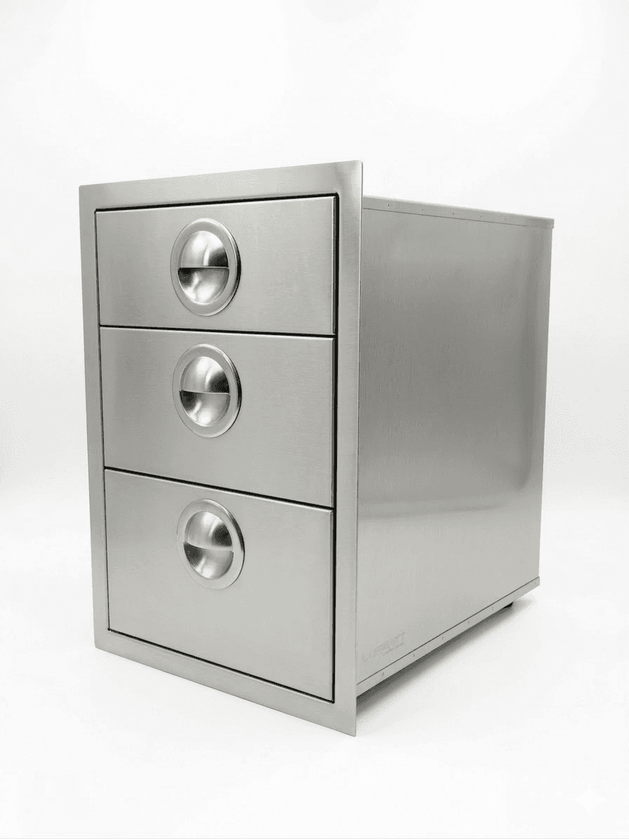 Sedona Professional Grilling System Triple Access Drawer Stainless Steel - SEDSD3 - image 2