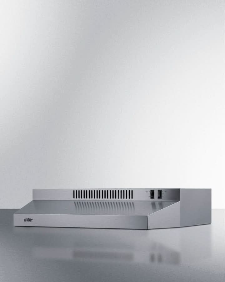 Summit 24 Under Cabinet Convertible Range Hood Stainless Steel - H24RSS