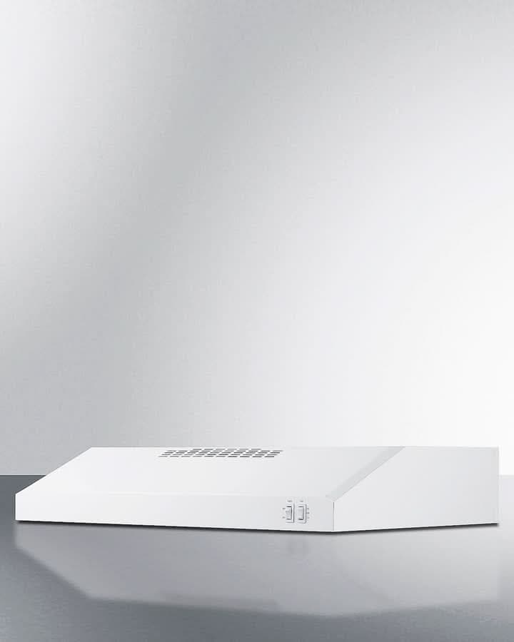 Summit 30 Under Cabinet Convertible Range Hood White - HC30WW